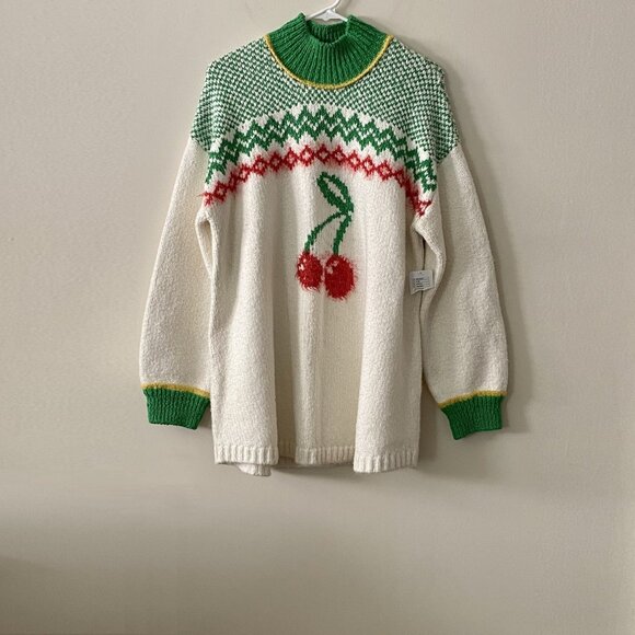 ✨HP✨Free People Cherry Heart Sweater Dress NWT - Picture 5 of 8